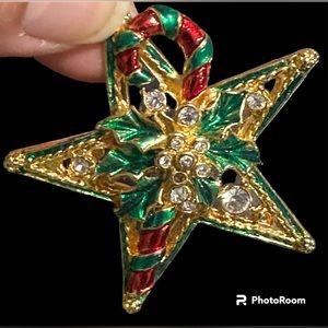 2 Christmas Brooches